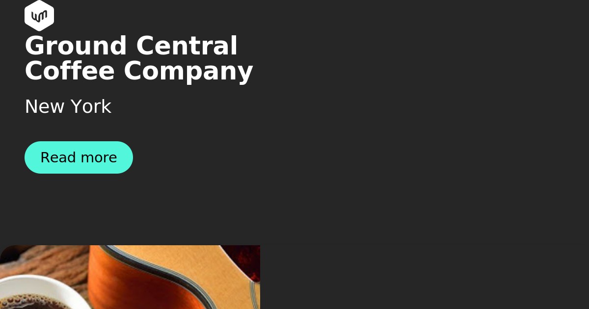Ground Central Coffee Company, New York Workmode